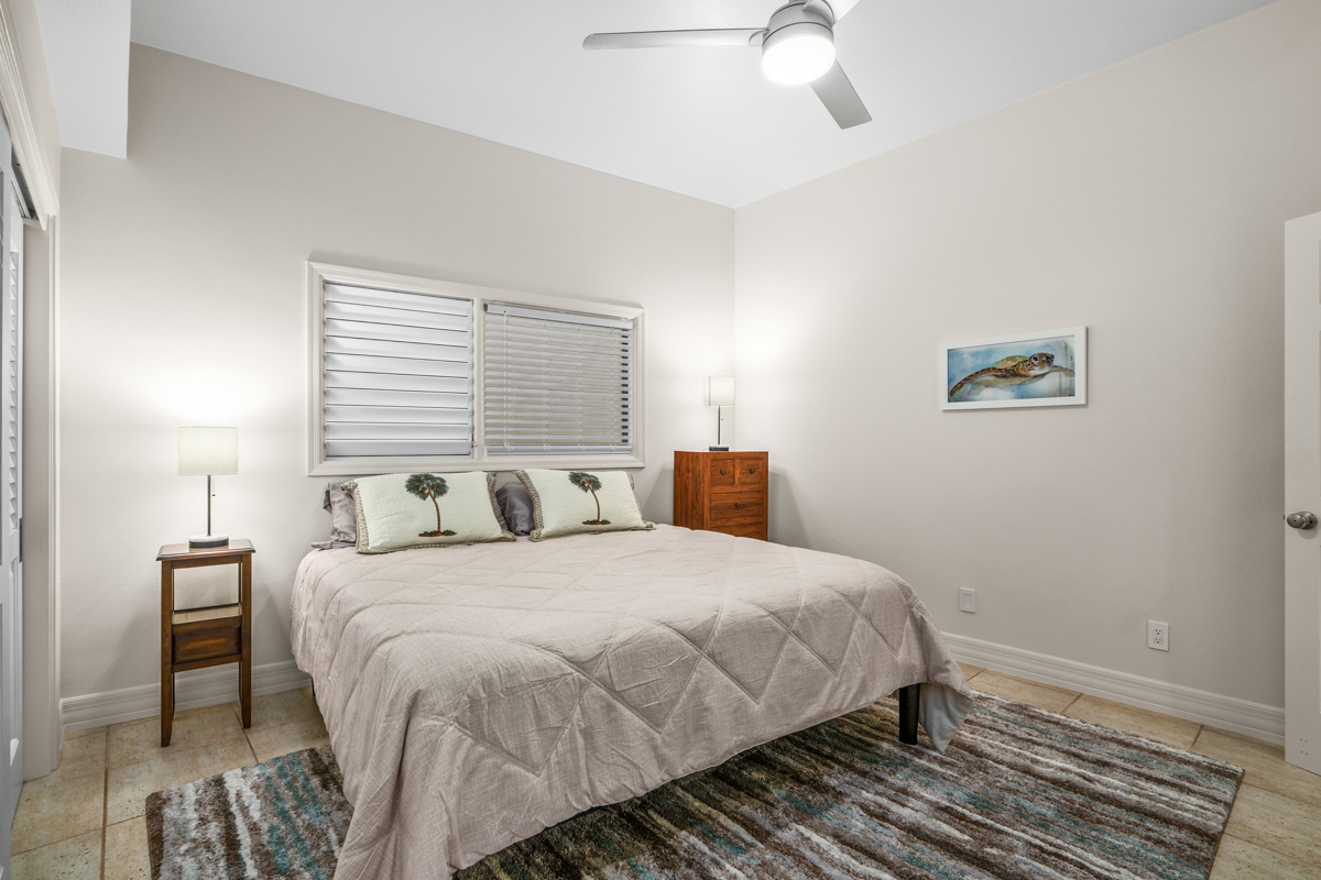 Second bedroom with king bed